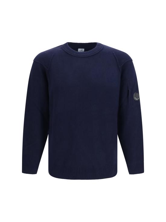 26FW 씨피 컴퍼니 램스울 GRS 크루넥 렌즈 스웨터 RFCMKN707A110149A 888 BLUE