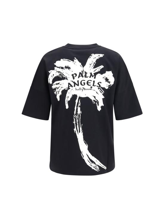 26FW 팜앤젤스 반팔 티셔츠 PAMAA005JR003 1003 BLACK - PALM ANGELS
