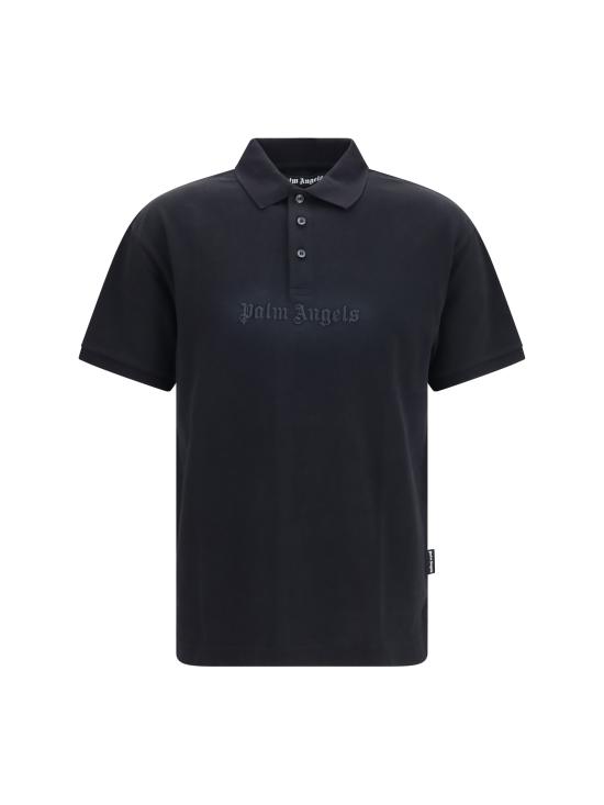 26FW 팜앤젤스 폴로 티셔츠 PAMGB002FB002 1009 BLACK