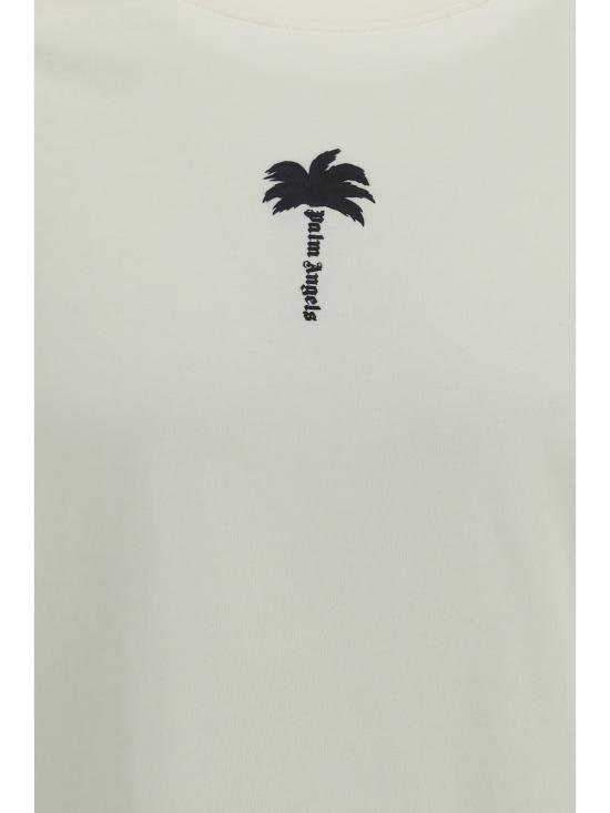 26FW 팜앤젤스 반팔 티셔츠 PAMAA001JR008 0310 CREAM - PALM ANGELS