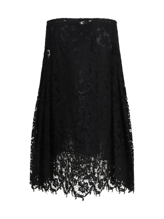 26FW 펜디 미디 스커트 FQ7762B1U2 F0QA1 BLACK - FENDI