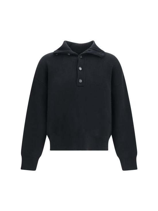 26FW 아미 스웨터 UKS885KN0192 001 BLACK