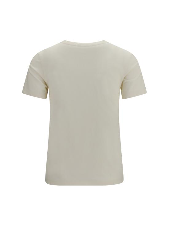 26FW 메종키츠네 폭스 헤드 레귤러 폴로 티셔츠 PW00113KJ7026 0063 CREAM - MAISON KITSUNE