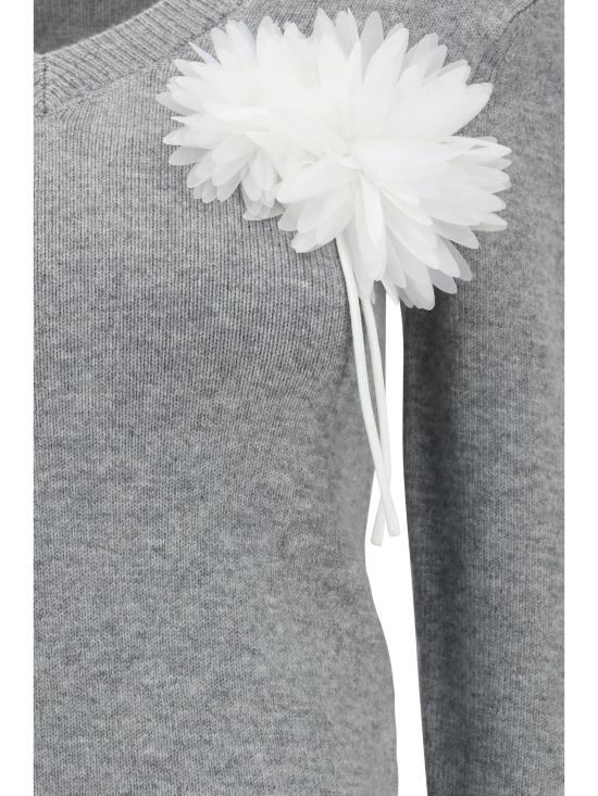 26FW 셀프 포트레이트 스웨터 AW26149TAGR GREY - SELF PORTRAIT