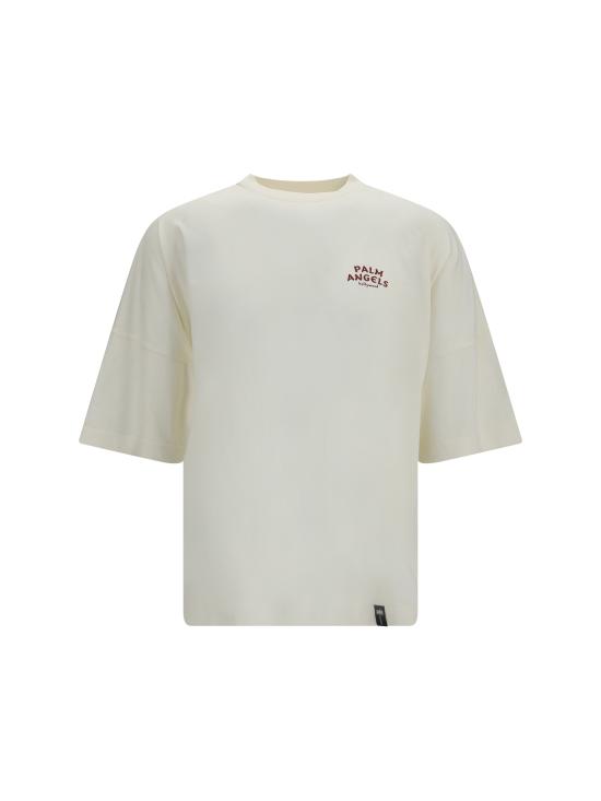 26FW 팜앤젤스 반팔 티셔츠 PAMAA005JR003 0325 CREAM