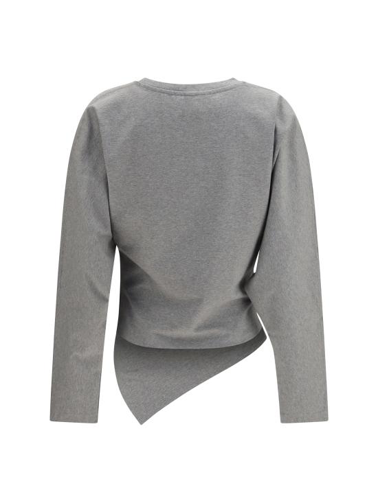 26FW 가니 긴팔 티셔츠 A1040543 920 GREY - GANNI