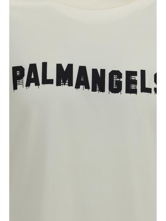 26FW 팜앤젤스 반팔 티셔츠 PAMAA001JR018 0310 CREAM - PALM ANGELS