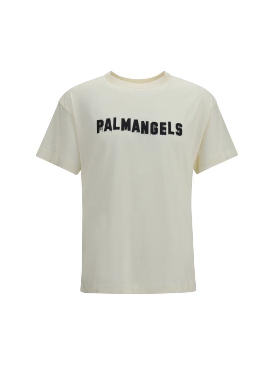 26FW 팜앤젤스 반팔 티셔츠 PAMAA001JR018 0310 CREAM
