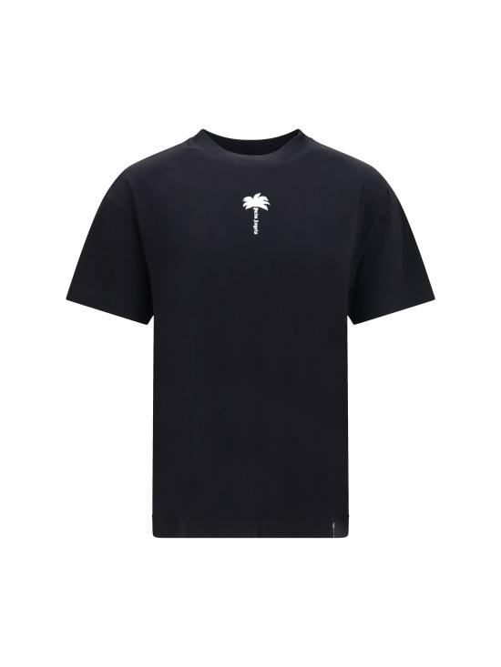 26FW 팜앤젤스 반팔 티셔츠 PAMAA001JR008 1003 BLACK