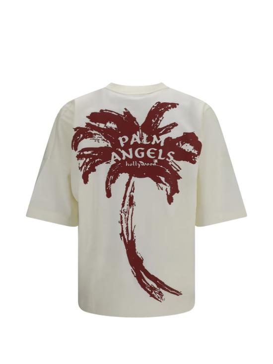 26FW 팜앤젤스 반팔 티셔츠 PAMAA005JR003 0325 OFF WHITE - PALM ANGELS