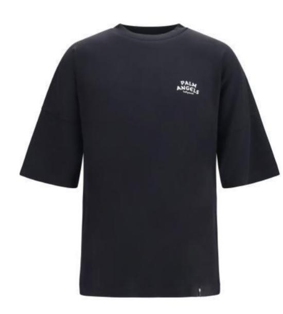 26FW 팜앤젤스 반팔 티셔츠 PAMAA005JR003 1003 BLACK