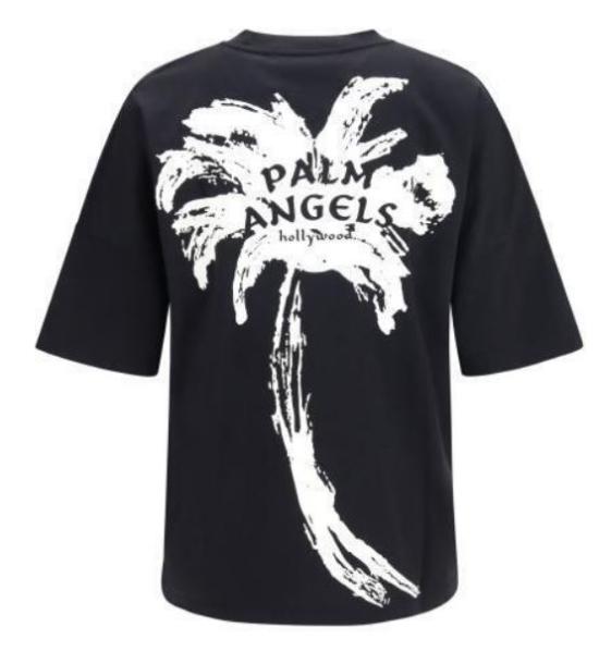 26FW 팜앤젤스 반팔 티셔츠 PAMAA005JR003 1003 BLACK - PALM ANGELS