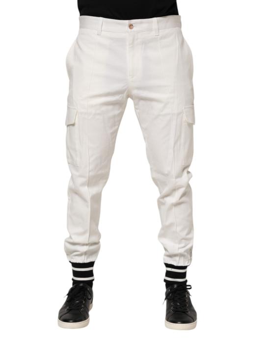  돌체앤가바나 카고 팬츠 PAN76397 WHITE - DOLCE & GABBANA