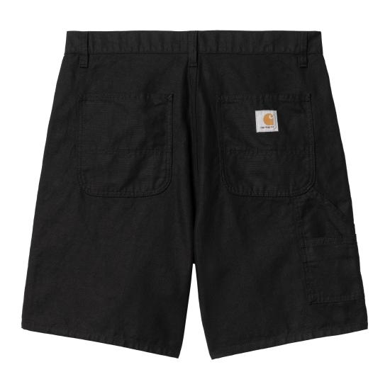 25FW 칼하트 WIP 월터 싱글 니 쇼츠 I033583 8902 BLACK - CARHARTT WIP