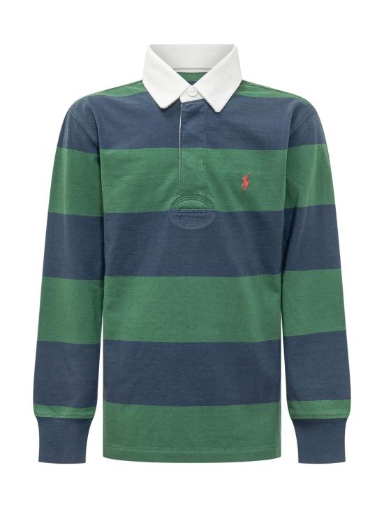 26FW [키즈] 폴로 랄프로렌 폴로 셔츠 323932280 503 VERANO GREEN RUSTIC NAVY