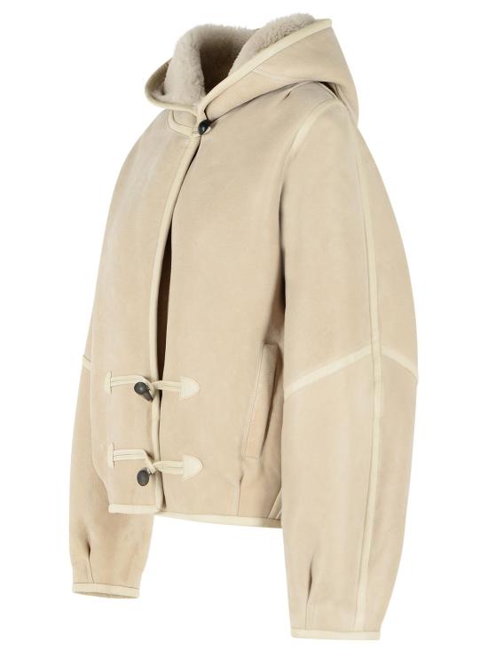 26FW 이자벨마랑 아미엘 숏 셔링 코트 MA0296FA C3A03I23EC Beige - ISABEL MARANT