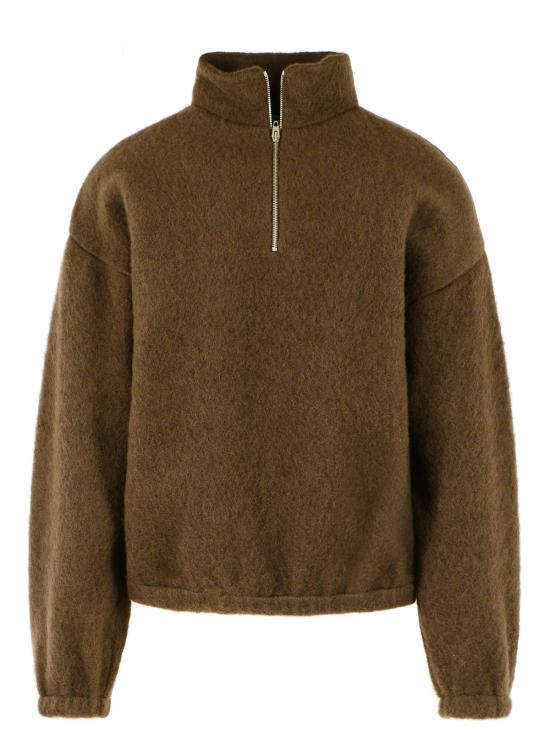 26FW 질샌더 긴팔 티셔츠 J22GU0154 J20379601 Brown