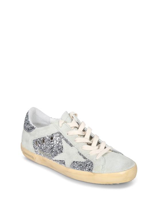 26SS 골든구스 실버 글리터 슈퍼스타 스니커즈 GWF00103 F003401 60369 Grey - GOLDEN GOOSE