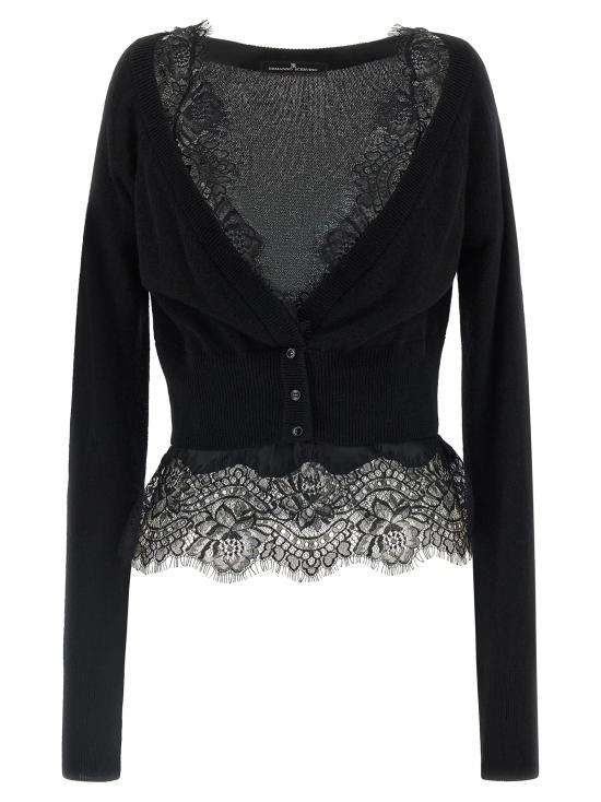 26FW 에르마노 설비노 가디건 D492N301APPYU95708 Black