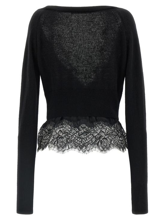 26FW 에르마노 설비노 가디건 D492N301APPYU95708 Black - ERMANNO SCERVINO