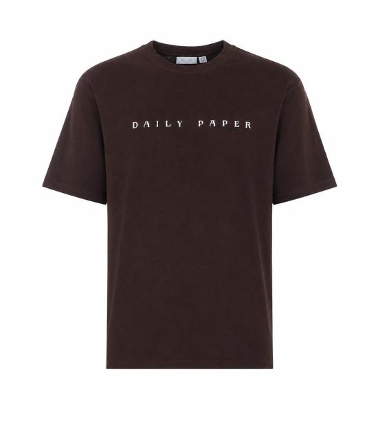 26FW 데일리 페이퍼 반팔 티셔츠 2610172 MOLE BROWN