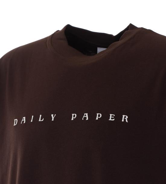 26FW 데일리 페이퍼 반팔 티셔츠 2610172 MOLE BROWN - DAILY PAPER