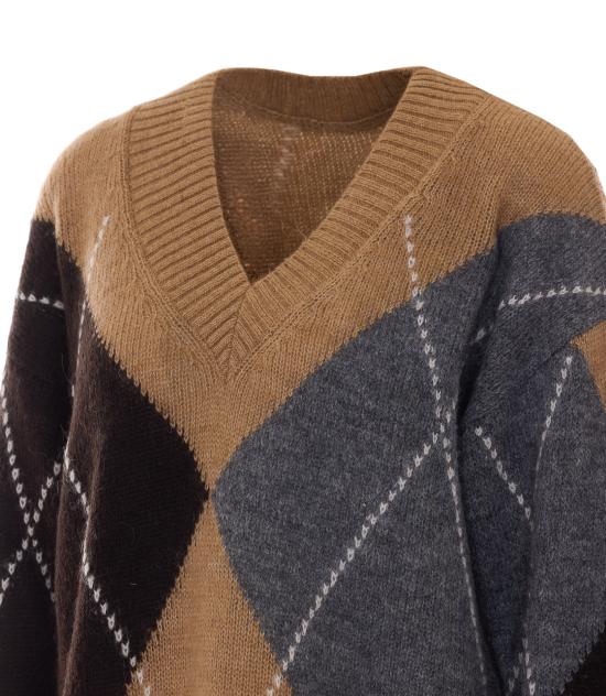 26FW 알파스튜디오 스웨터 8551A 2361 BROWN - ALPHA STUDIO
