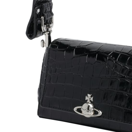26FW 비비안웨스트우드 헤이즐 스몰 핸드백 4603000WW L0098N401 BLACK - VIVIENNE WESTWOOD