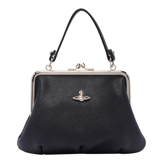 26FW 비비안웨스트우드 그래니 프레임 퍼스 4B010007W L001NN402 BLACK