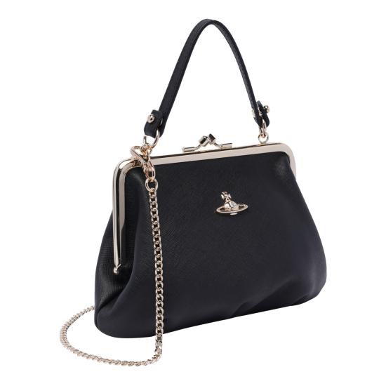 26FW 비비안웨스트우드 그래니 프레임 퍼스 4B010007W L001NN402 BLACK - VIVIENNE WESTWOOD