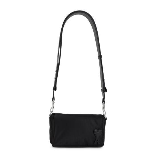 26FW 아미 톤온톤 하트 로고 나일론 마르셀 런치 박스 백 ULL710 AW0001 001 BLACK - AMI