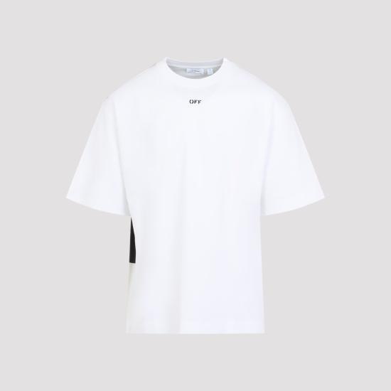26FW 오프화이트 반팔 티셔츠 44MAA120F26J01C100 WHITE