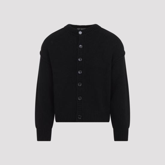 26FW 아워레가시 슬럽 트위스트 니트 M4263PS BLACK - OUR LEGACY