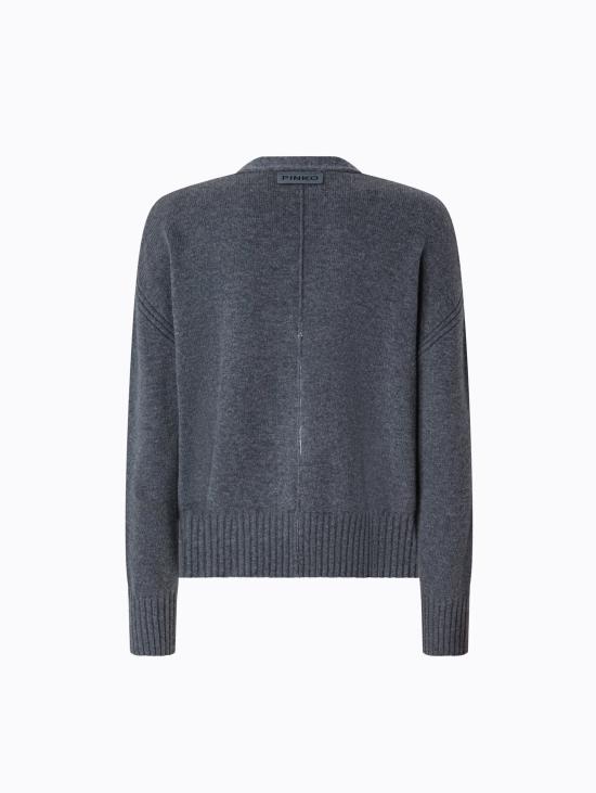 26FW 핑코 가디건 미스토 캐시미어 코르보 카디건 - PINKO