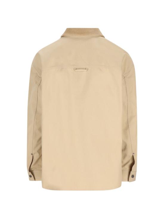 26FW 로에베 로고 아나그램 코튼 오버 셔츠 H526Y05WHC 2140 BEIGE - LOEWE