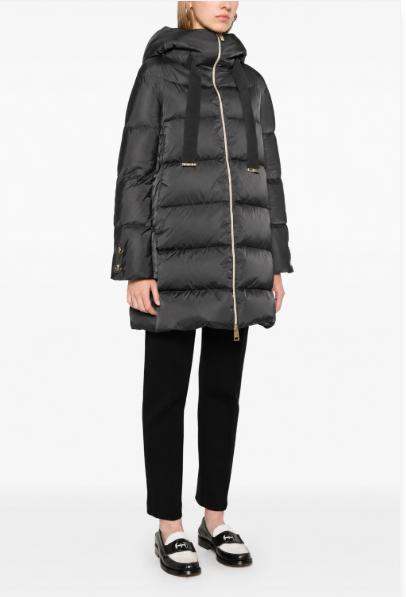26FW 에르노 새틴 A-셰이프 재킷 PI1304D 12170Z9480 GRIGIO ANTRACITE - HERNO