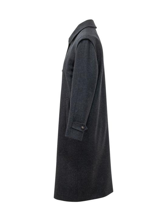 26FW 슈나이더스 트렌치 코트 SH5004360 484 BLUE - SCHNEIDERS