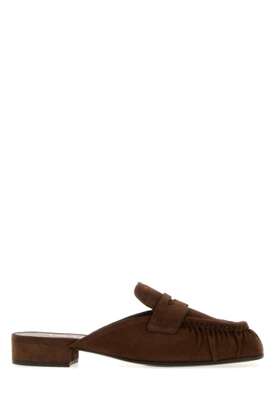26SS 프라다 플랫 슈즈 1D174OF020008 F0324 BROWN
