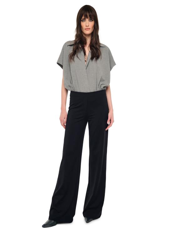 26FW 노마카말리 스트레이트 팬츠 Pantaloni Ventre Piatto e Gamba Larga Nero - NORMA KAMALI