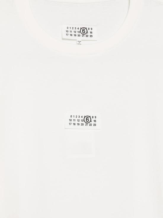 26FW MM6 메종마르지엘라 반팔 티셔츠 SH0GC0071 M20258101 WHITE - MM6 MAISON MARGIELA