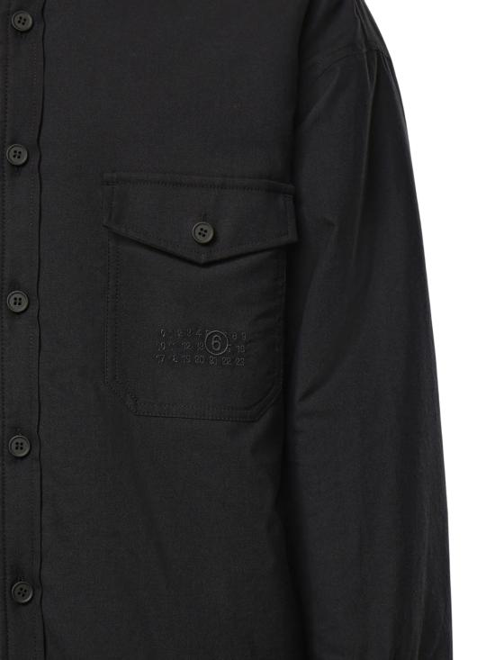 26FW MM6 메종마르지엘라 셔츠 SH0DT0045 MTN193962 BLACK - MM6 MAISON MARGIELA