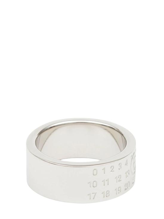 26FW MM6 메종마르지엘라 반지 SM6UQ0057 P6469951 SILVER - MM6 MAISON MARGIELA