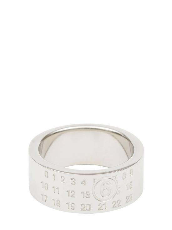 26FW MM6 메종마르지엘라 반지 SM6UQ0057 P6469951 SILVER