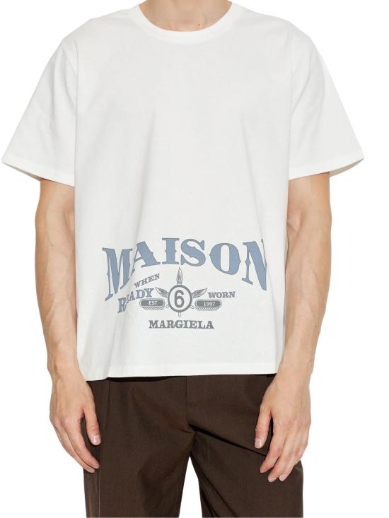 26FW MM6 메종마르지엘라 반팔 티셔츠 SH0GC0075 M20050101 WHITE - MM6 MAISON MARGIELA