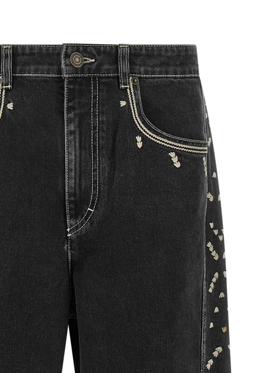 26FW 이자벨마랑 데님 팬츠 PA0784HAD3H03H02FK Black - ISABEL MARANT