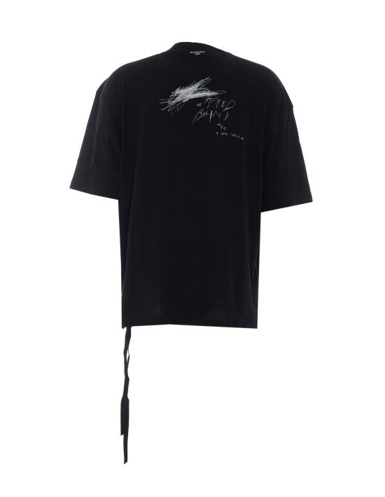 26FW 앤 드뮐미스터 반팔 티셔츠 14220 FA206099 BLACK - ANN DEMEULEMEESTER