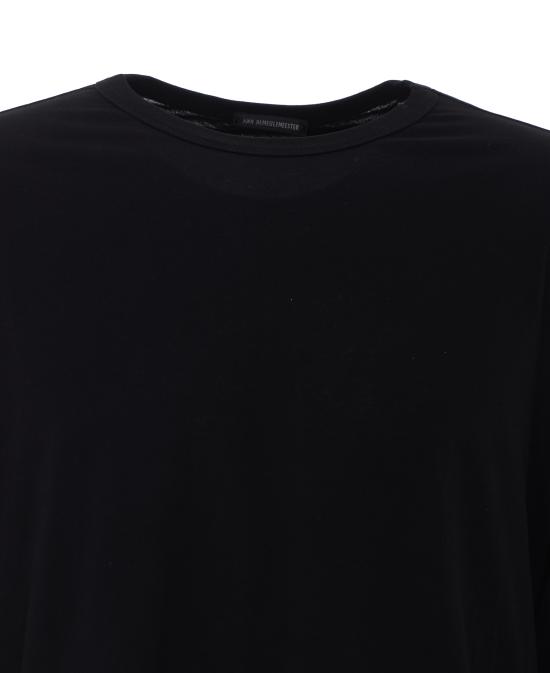 26FW 앤 드뮐미스터 반팔 티셔츠 14220 FA206099 BLACK - ANN DEMEULEMEESTER