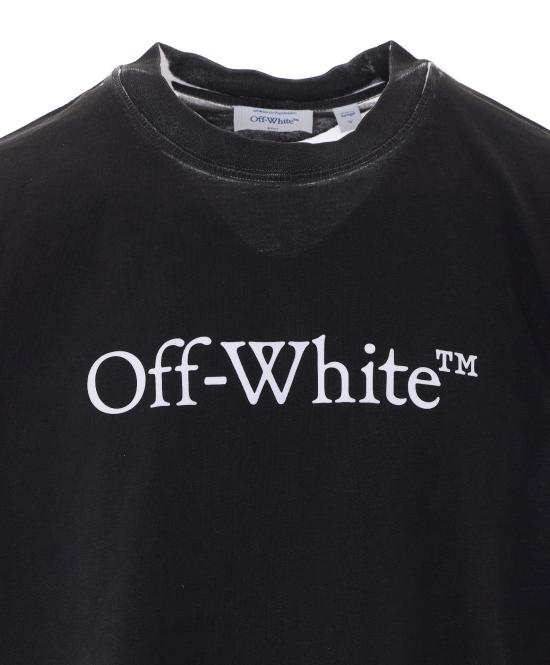 26FW 오프화이트 반팔 티셔츠 OMAA120F26JER01D 100 BLACK - OFF WHITE