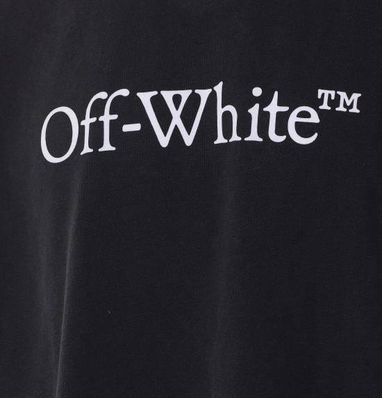 26FW 오프화이트 반팔 티셔츠 OMAA120F26JER01D 100 BLACK - OFF WHITE