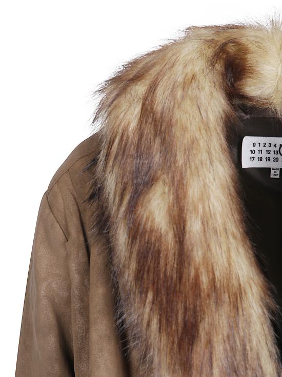 26FW MM6 메종마르지엘라 무스탕 S62AN0183M36087 139 Brown - MM6 MAISON MARGIELA